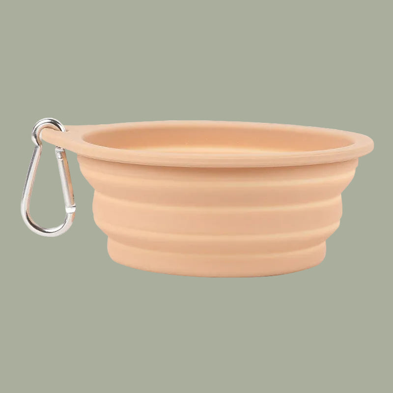 Silicone Foldable Bowl Portable Pet Bowl 600ml Cat Bowl Travel Pet Portable Dog Bowl