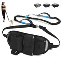 Running sports waist bag multifunctional waterproof pet waist bag outdoor anti-collision elastic dog walking waist bag