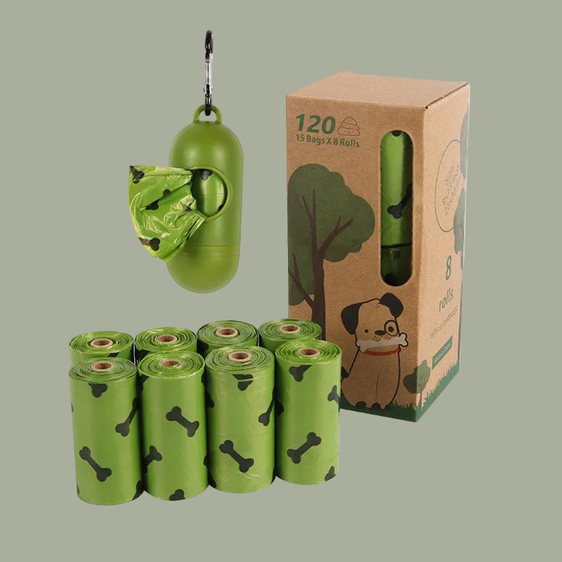Degradable dog poop bag pet garbage bag