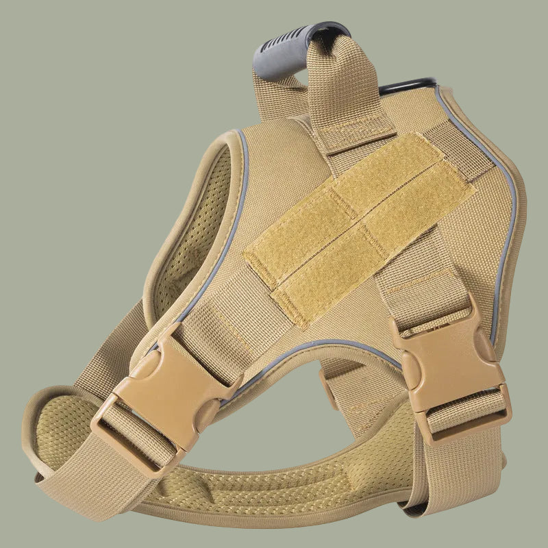 Tactical dog vest: for large dogs (German Shepherd, Golden Retriever) – training, military-style accessories.