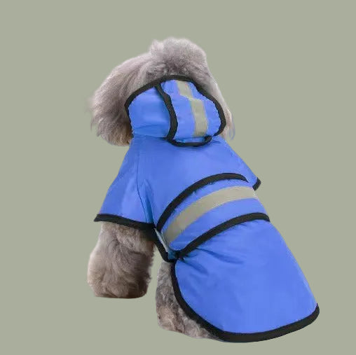 Dog Raincoat Reflective Dog Clothes Small Dog Bibi Teddy Four Seasons Universal Raincoat Pet Supplies