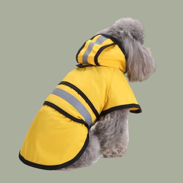 Dog Raincoat Reflective Dog Clothes Small Dog Bibi Teddy Four Seasons Universal Raincoat Pet Supplies