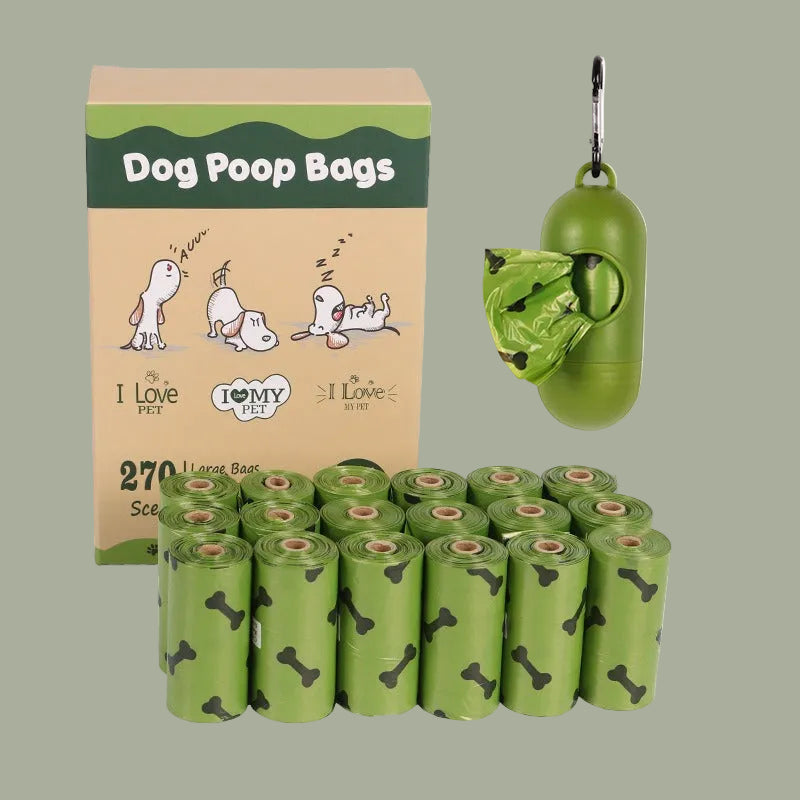 Degradable dog poop bag pet garbage bag
