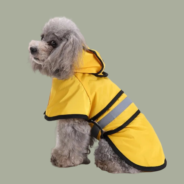 Dog Raincoat Reflective Dog Clothes Small Dog Bibi Teddy Four Seasons Universal Raincoat Pet Supplies