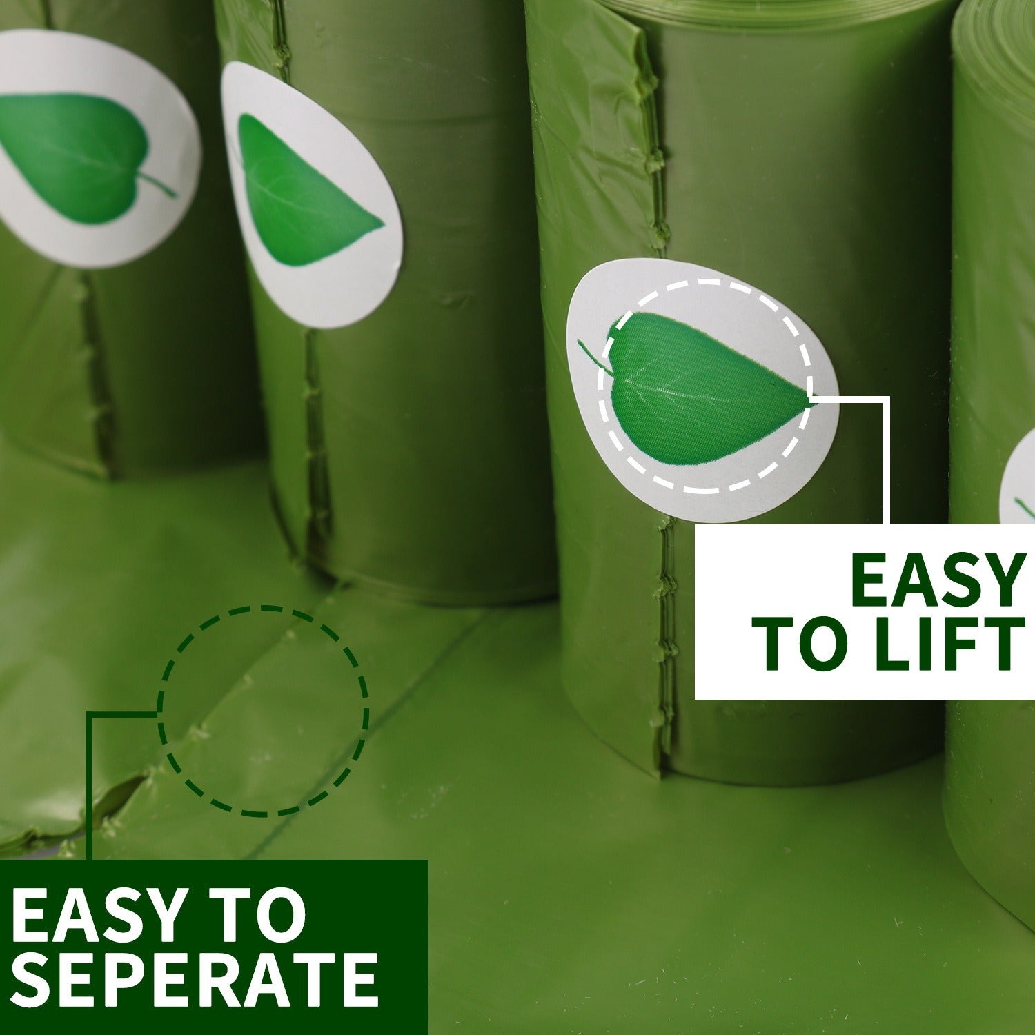 Pet compost garbage bag new color box dog poop bag without printing biodegradable dispenser box packaging