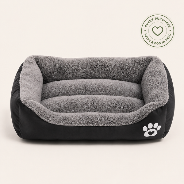 New, soft, and cozy fleece pet bed. Waterproof bottom. Suitable for small, medium & large pets. Keeps pets warm.