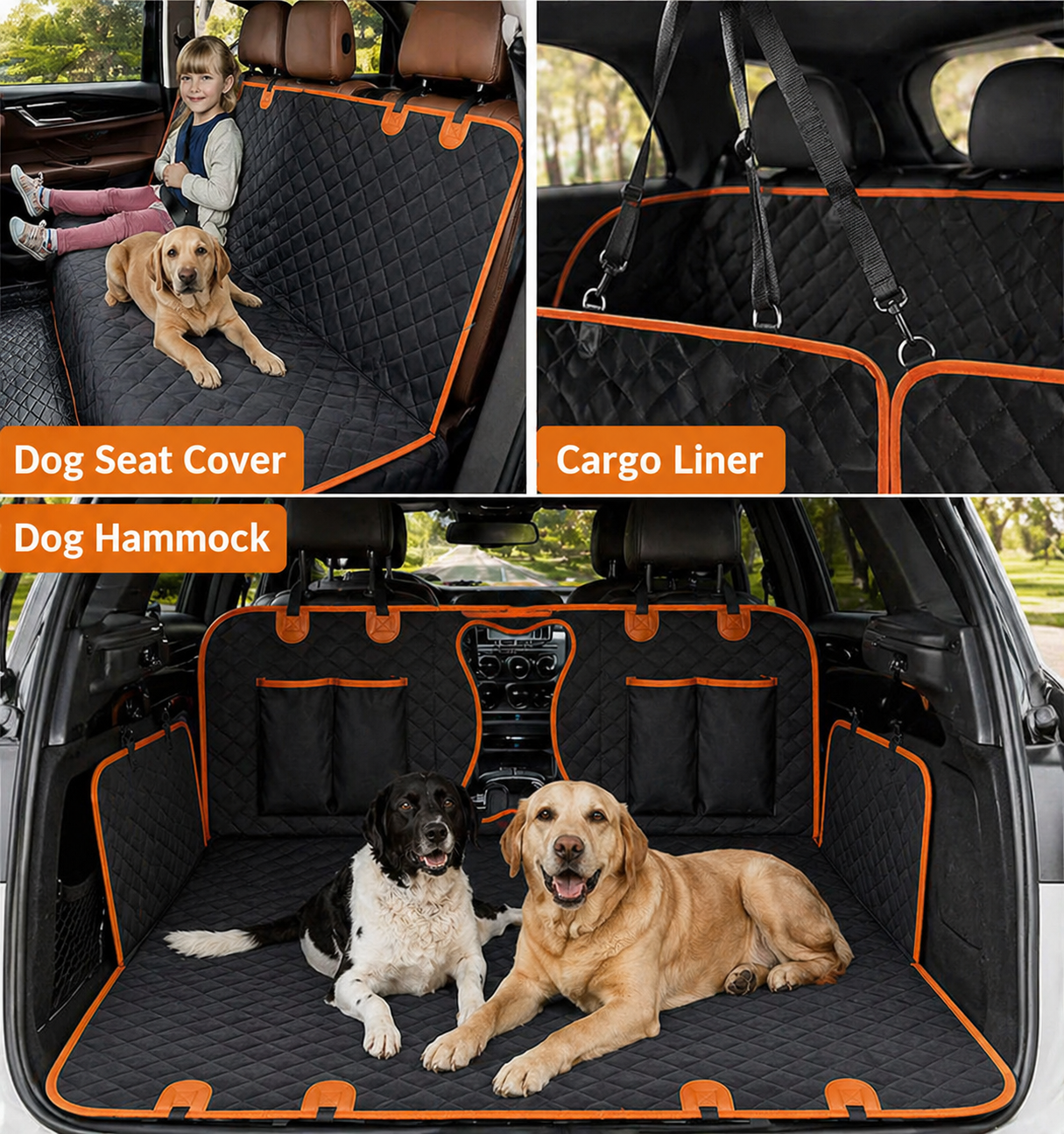 Pet car mat waterproof protection car rear seat mat dog mat anti dirt anti bite anti slip pet car mat