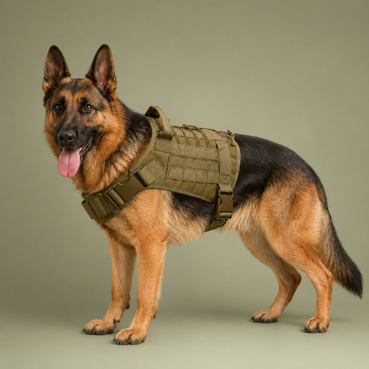 Tactical Dog Vest Breathable Military Dog Clothes